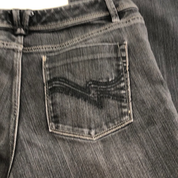 White house black market black flare  jeans 10 - Picture 4 of 5